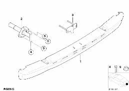 CARRIER, REAR diagram for BMW X5 E53 4.4i