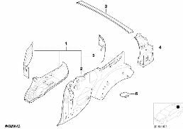 FOLDING TOP COMPARTMENT diagram for BMW 3 Series E46 323Ci