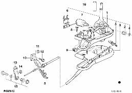 SHIFT INTERLOCK AUTOMATIC TRANSM. diagram for BMW 3 Series E46 318i
