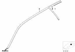 ROOF MOULDING/ROOF RAIL diagram for BMW X5 E53 4.4i