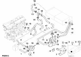 HOSES F PUMP AND VALVE/AUTOM.AIR COND.