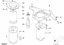 Secheur diagram for BMW 5 Series E39 525td