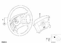 STEERING WHEEL AIRBAG diagram for BMW 3 Series E46 318i
