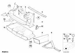 AIR DUCT diagram for BMW 3 Series E36 323i