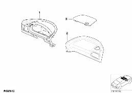 I-PANEL,TOP,DRIVER/CO-DRIVER, W/O AIRBAG diagram for BMW Z3 E36 1.9