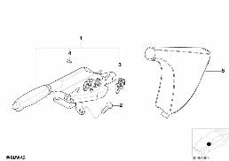 Levier de frein à main diagram for BMW 5 Series E39 525td