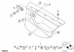 DOOR TRIM, REAR diagram for BMW 3 Series E46 318i