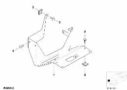 Элементы крепления CD-чейнджера diagram for BMW 3 Series E46 318Ci