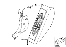 Dodatečná montáž M hliník nožní opěrka