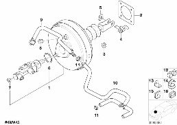 POWER BRAKE UNIT DEPRESSION