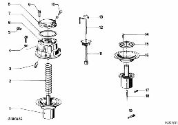 PISTON WITH DIAPHRAGM