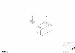 ADDIT.TURN INDICATOR LAMP,TRUNK LID diagram for BMW 3 Series E46 320d