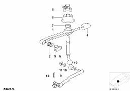 기어시프팅,수동변속기/디젤 diagram for BMW 3 Series E46 318d