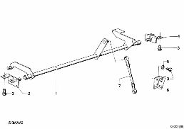 LEVER-SHAFT ASSY diagram for BMW 7 Series E23 730