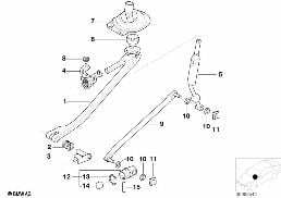 GEAR SHIFT PARTS,MANUAL TRANSM./4-WHEEL diagram for BMW X5 E53 3.0i