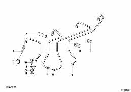 FUEL INJECTION K-JETRONIC diagram for BMW 3 Series E21 320i