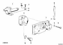 ADDIT.AIR SLIDE VALVE/WARM-UP REGULATOR diagram for BMW 3 Series E21 320i