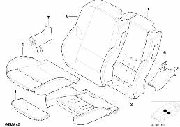 SEAT, FRONT, UPHLSTRY, COVER, SPORT SEAT