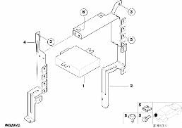 SINGLE PARTS SA 620, TRUNK diagram for BMW X5 E53 3.0i