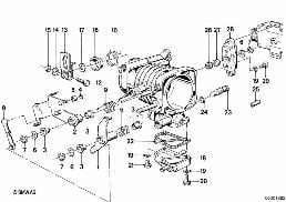 ACCELERATOR PEDAL diagram for BMW 7 Series E23 733i