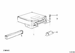 Stuurtoestel diagram for BMW 7 Series E23 735i