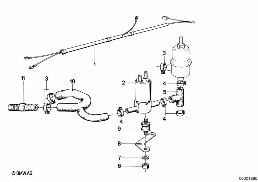 Leegloopverhoging diagram for BMW 7 Series E23 735i