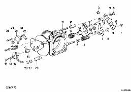 ACCELERATOR PEDAL diagram for BMW 5 Series E28 535i