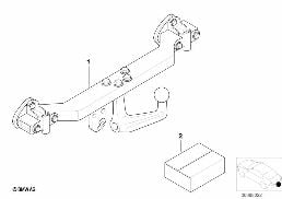 TRAILER COUPLING diagram for BMW 3 Series E46 318i