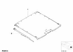 Ind. obudowa podłogi ładunkowej diagram for BMW 5 Series E39 520d