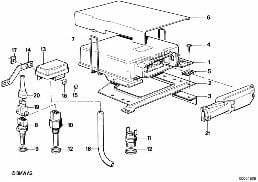 ЭБУ L-Jetronic diagram for BMW 3 Series E30 323i