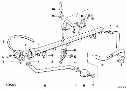 VALVES/PIPES OF FUEL INJECTION SYSTEM