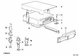 CONTROL UNIT diagram for BMW 5 Series E28 535i