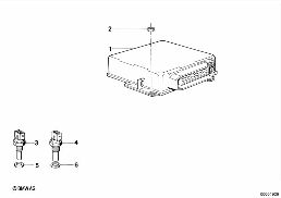 PROGRAMMED DDE CONTROL UNIT diagram for BMW 3 Series E36 325td