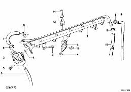 VALVES/PIPES OF FUEL INJECTION SYSTEM