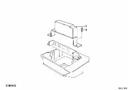 CONTROL UNIT AIR ACCUMULATOR FLAP diagram for BMW 5 Series E34 M5 3.6