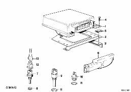 CONTROL UNIT L-JETRONIC diagram for BMW 3 Series E30 318i