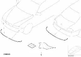 MOULDING ROCKER PANELS diagram for BMW 3 Series E46 323Ci