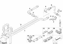 REAR BRAKE PIPE ASC diagram for BMW 3 Series E46 325i