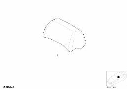INDIVIDUAL HEADREST, LEATHER, REAR diagram for BMW 3 Series E46 318i