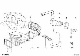 VOLUME AIR FLOW SENSOR diagram for BMW 3 Series E36 318is