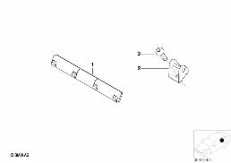 RETROFIT, ISOFIX diagram for BMW 3 Series E46 318d
