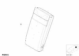 INDIVIDUAL MULTIFUNCT. ARMREST, LEATHER diagram for BMW 3 Series E46 318i