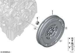 Schwungrad/Zweimassenschwungrad diagram for BMW 3 Series E46 M3
