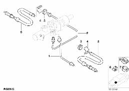 BRAKE PIPE, FRONT, WITHOUT ABS