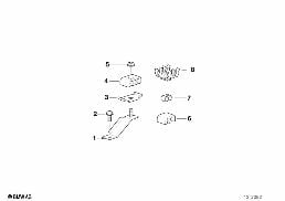 FUEL PIPE BRACKET diagram for BMW 3 Series E46 318i