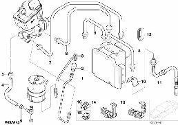 FRONT BRAKE PIPE, DSC