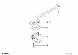 Elemens de commande Diesel diagram for BMW 5 Series E39 525td