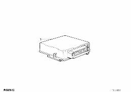 Boîtier de base DDE diagram for BMW 5 Series E39 525td