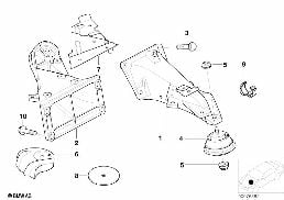 ENGINE SUSPENSION diagram for BMW Z4 E86 M3.2