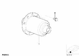 LIMITED SLIP DIFFERENTIAL ASSEMBLY diagram for BMW 3 Series E36 320i